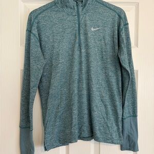 Nike Teal Heather Dri-FIT Running Top